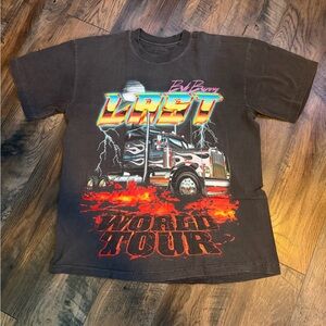 Black Graphic T-Shirt Bad Bunny